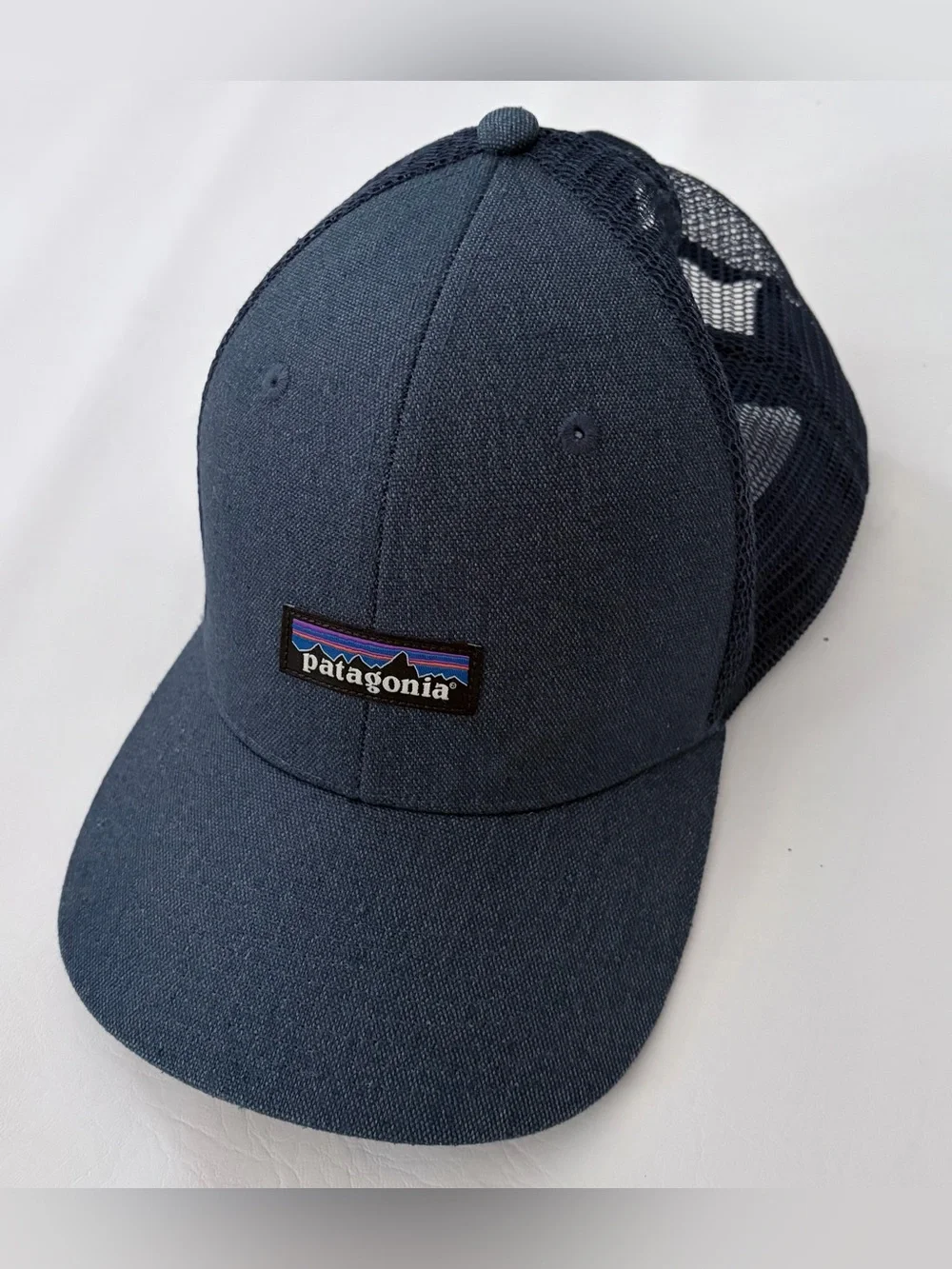 Patagonia Men’s Hat P-6 Label LoPro UnTrucker Hat Stone Blue